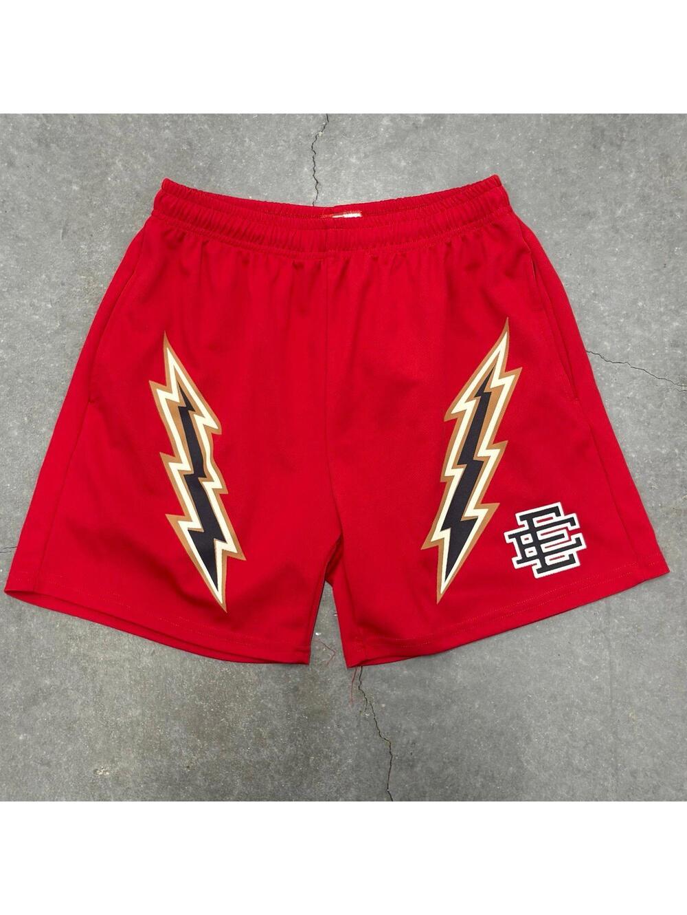 Eric Emanuel Lightning Bolt Shorts